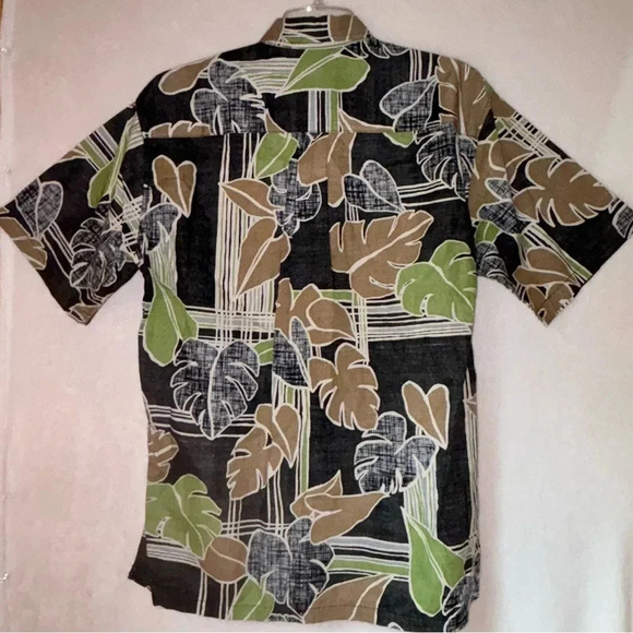 Cooke Street Honolulu Men's Short Sleeve Button Up Hawaiian Aloha Shirt Medium - Picture 8 of 11